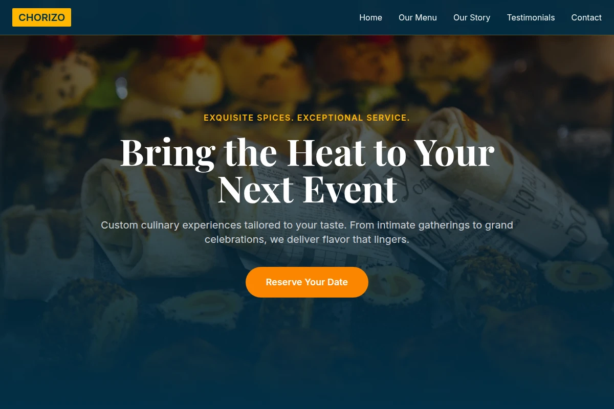 Chorizo Catering