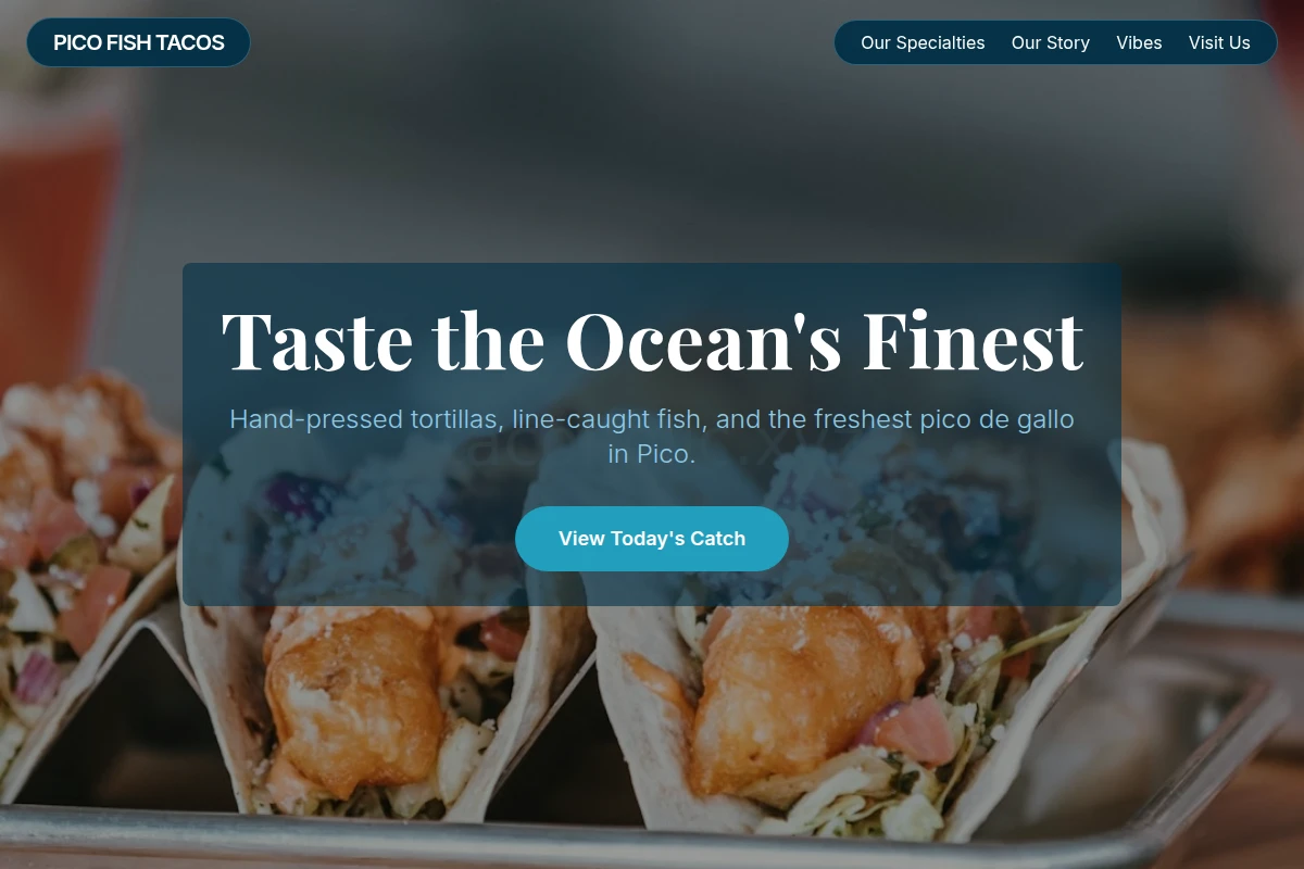 Pico Fish Tacos