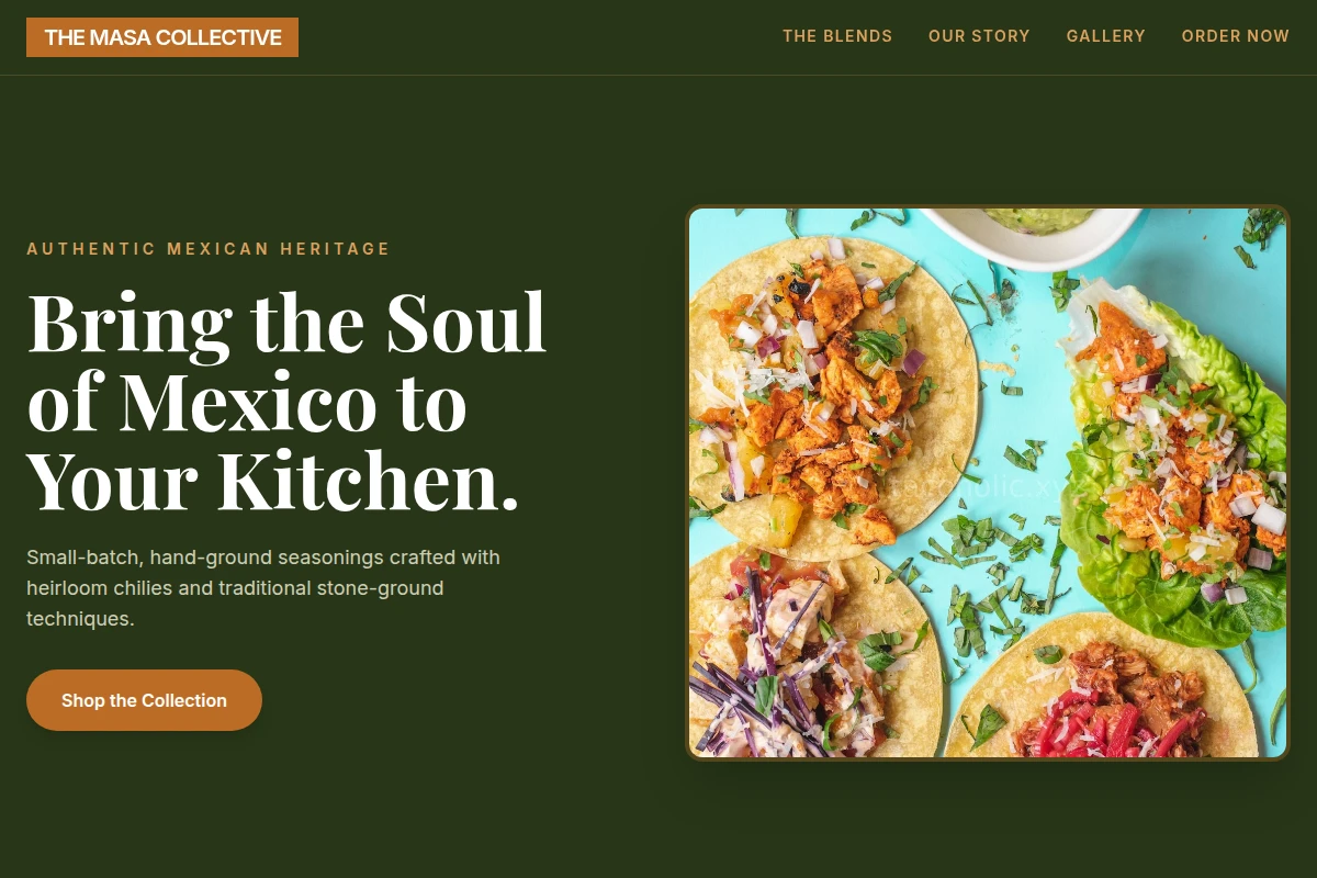 Seasoning Mexican Food